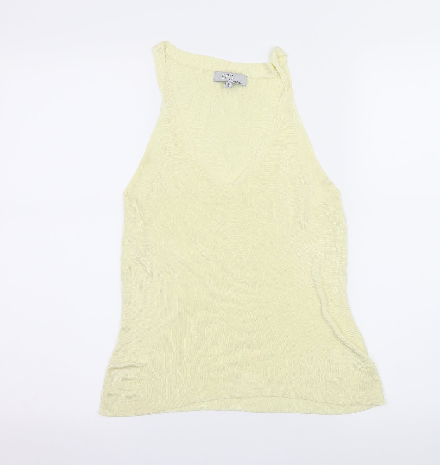 Episode Womens Yellow  Jersey Basic Tank Size L
