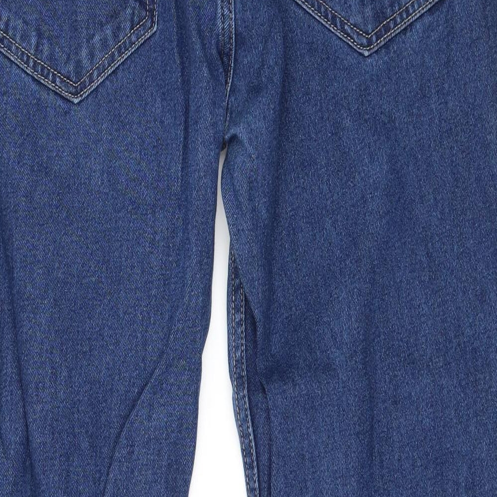 George Mens Blue  Denim Straight Jeans Size 32 in L30 in
