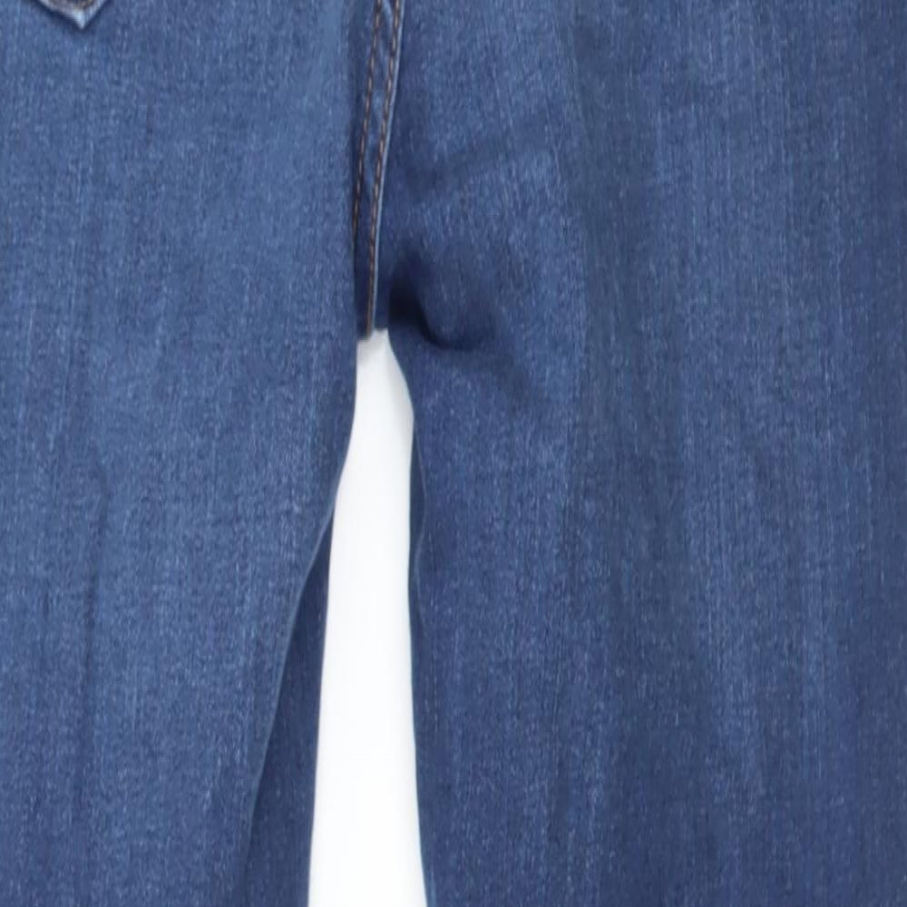 Marks and Spencer Womens Blue  Denim Skinny Jeans Size 10 L27 in