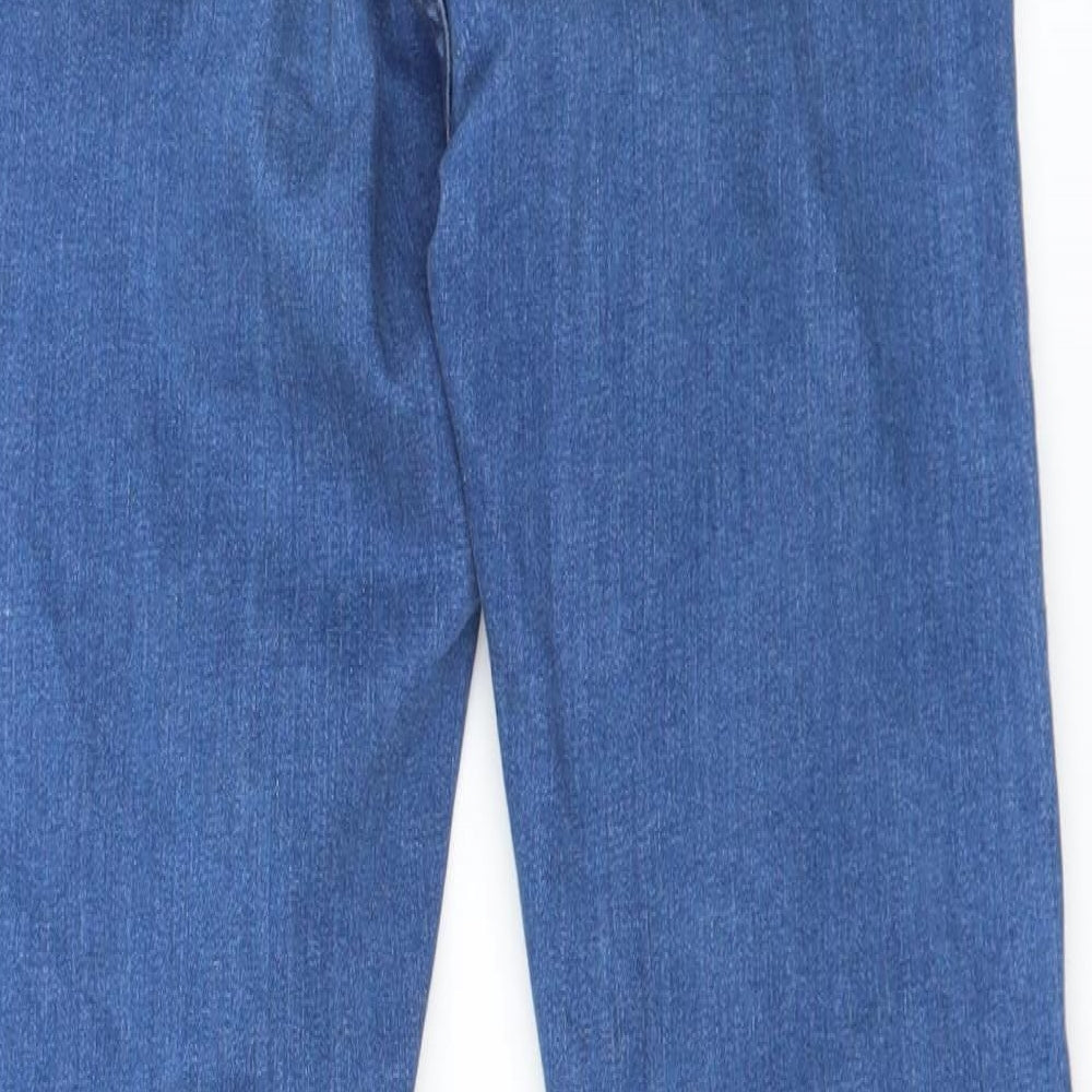 Topshop Womens Blue  Denim Skinny Jeans Size 25 in L30 in