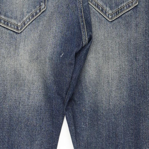 JACK & JONES Mens Blue  Denim Straight Jeans Size 32 in L32 in