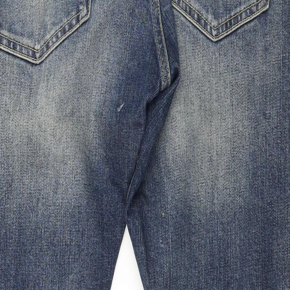 JACK & JONES Mens Blue  Denim Straight Jeans Size 32 in L32 in