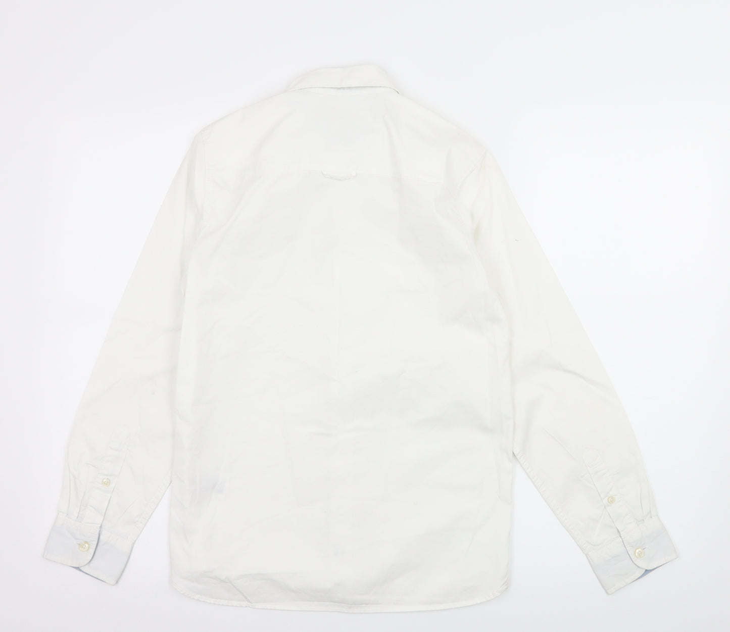 H&M Boys White   Basic Button-Up Size 12 Years