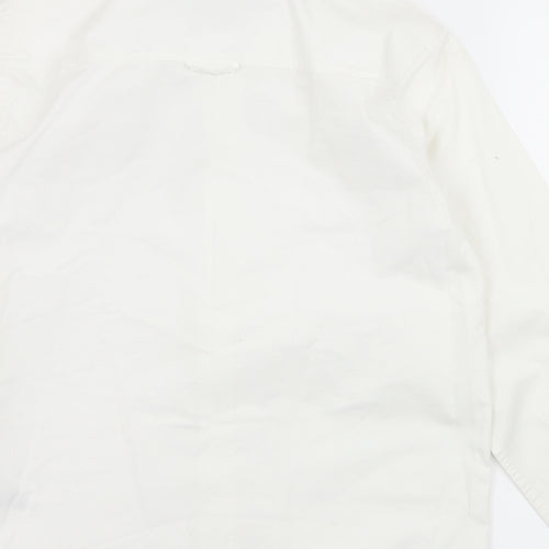 H&M Boys White   Basic Button-Up Size 12 Years