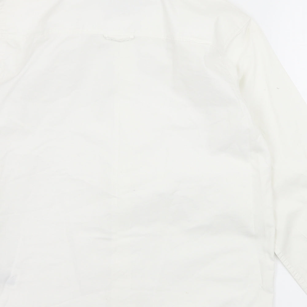 H&M Boys White   Basic Button-Up Size 12 Years