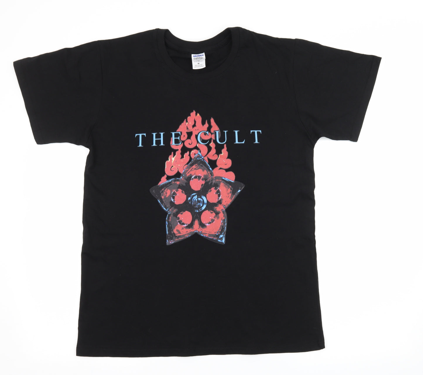 Gildan Mens Black  Jersey  T-Shirt Size M  - The Cult