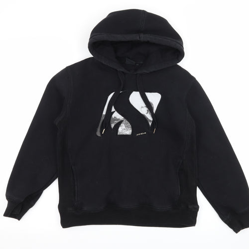 Primitive Apparel Boys Black  Jersey Pullover Hoodie Size 10 Years