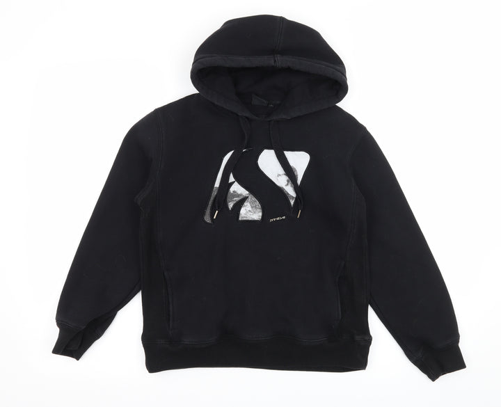 Primitive Apparel Boys Black Jersey Pullover Hoodie Size 10 Years