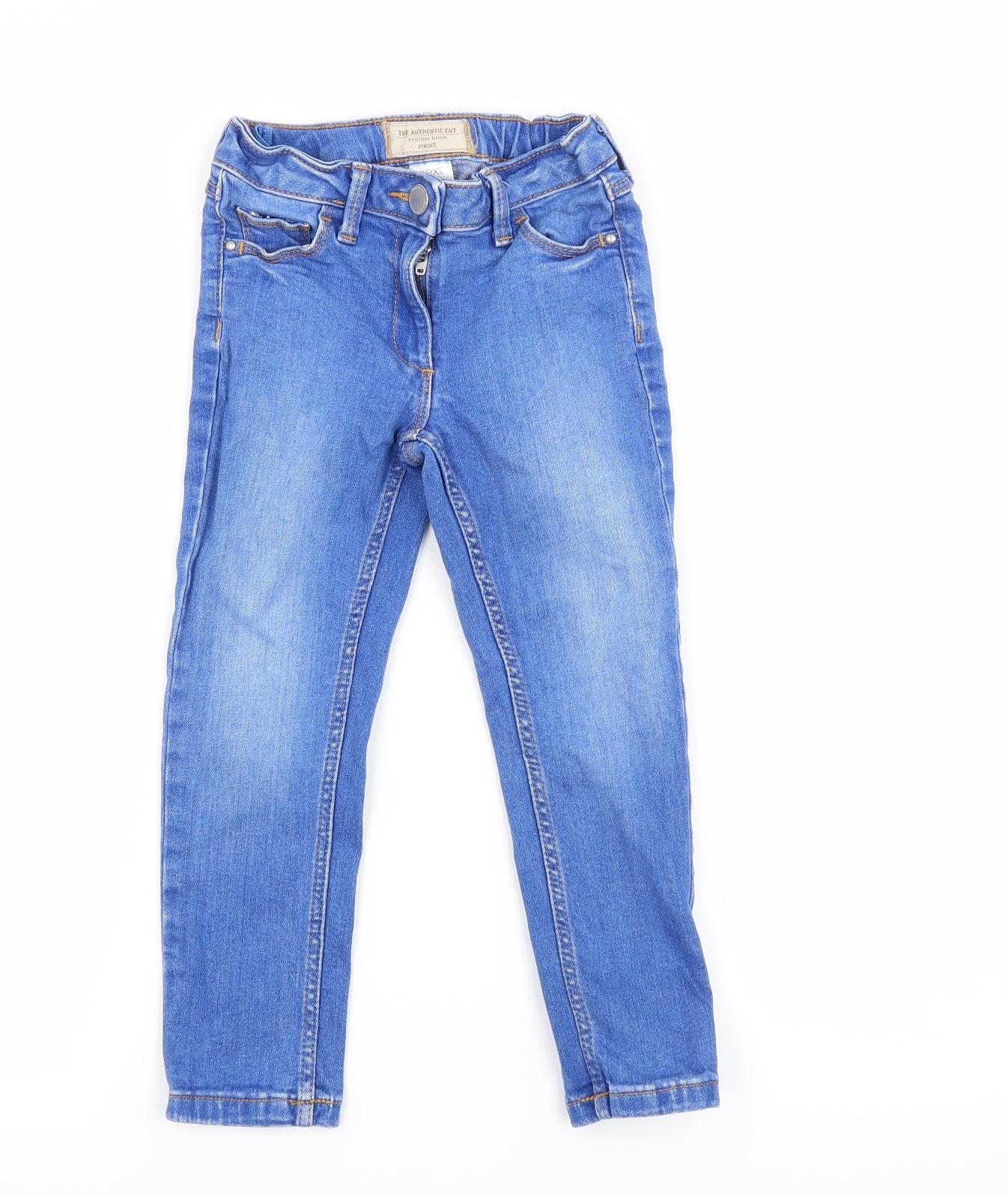 NEXT Girls Blue  Denim Skinny Jeans Size 5 Years
