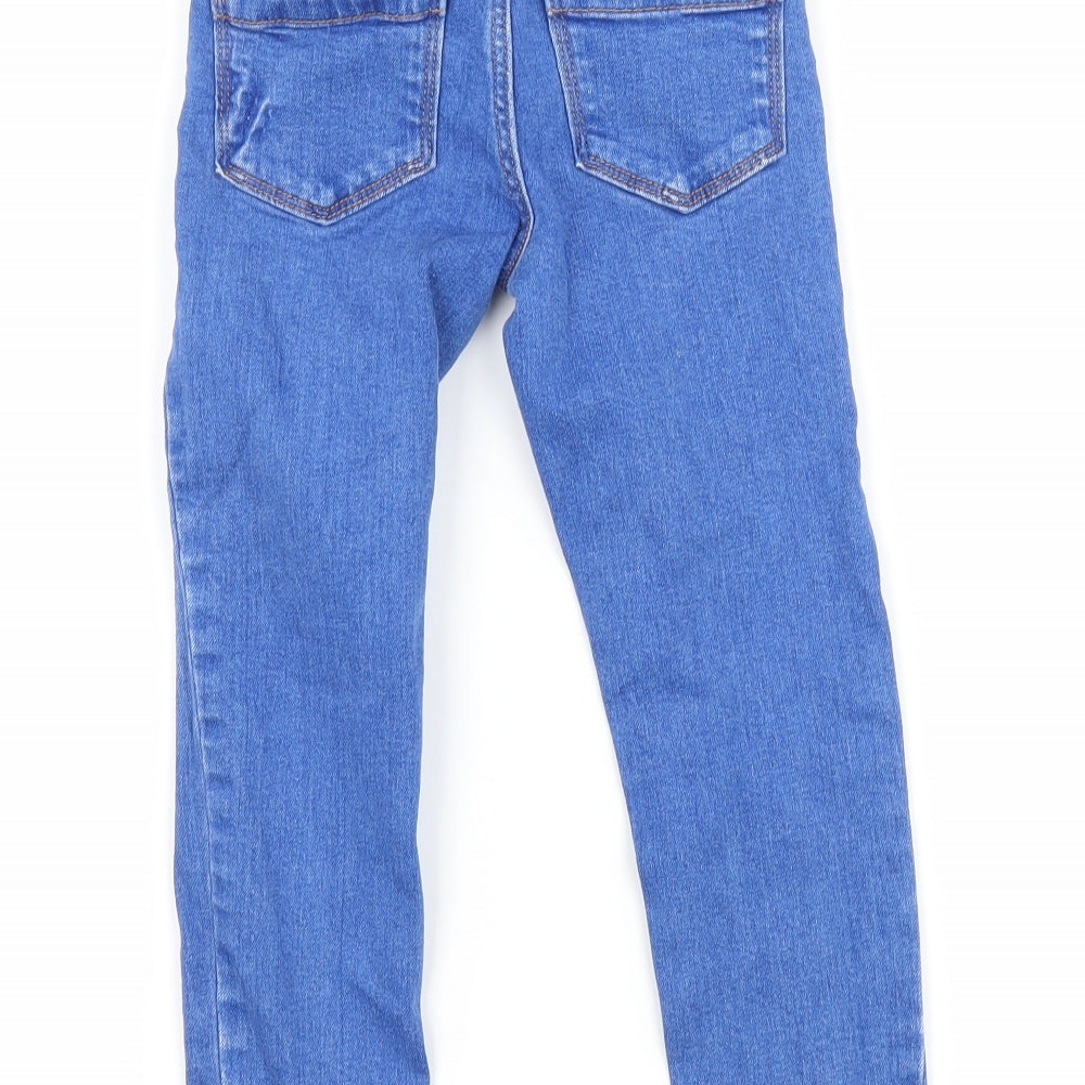 NEXT Girls Blue  Denim Skinny Jeans Size 5 Years