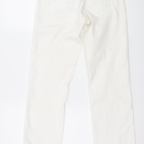 Pepe Jeans Womens White  Denim Straight Jeans Size 26 in L26 in