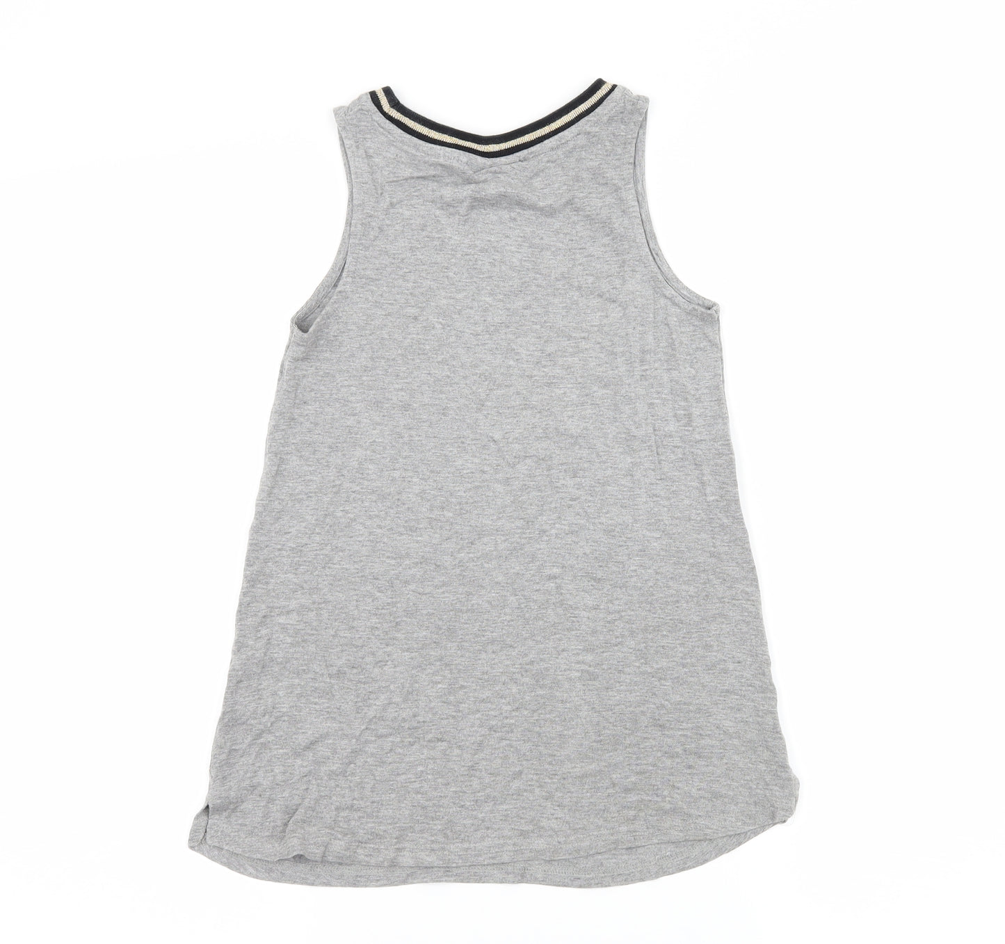 NEXT Girls Grey  Jersey Basic Tank Size 8 Years  - Star Wars