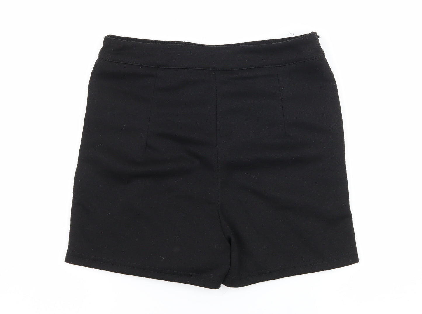 Missguided Womens Black Geometric Jersey Hot Pants Shorts Size 8