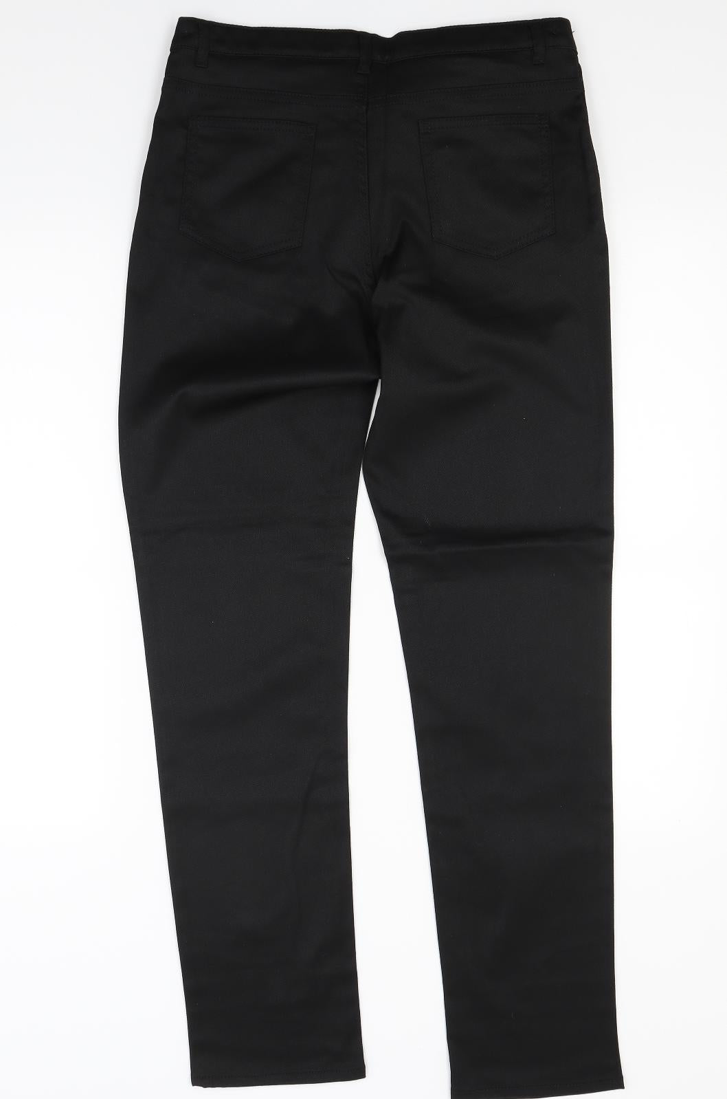 George Boys Black  Denim Straight Jeans Size 14 Years