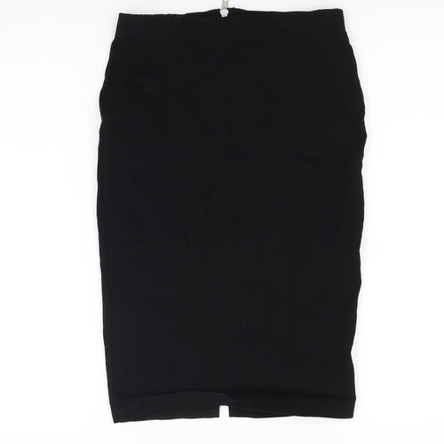 Atmosphere Womens Black  Denim Bandage Skirt Size 6