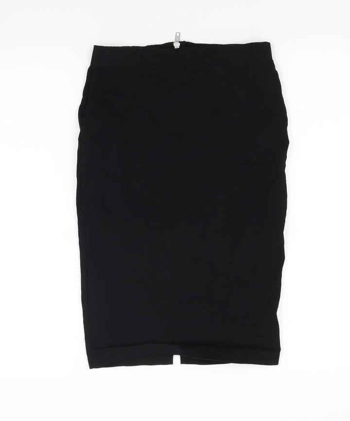 Atmosphere Womens Black Denim Bandage Skirt Size 6