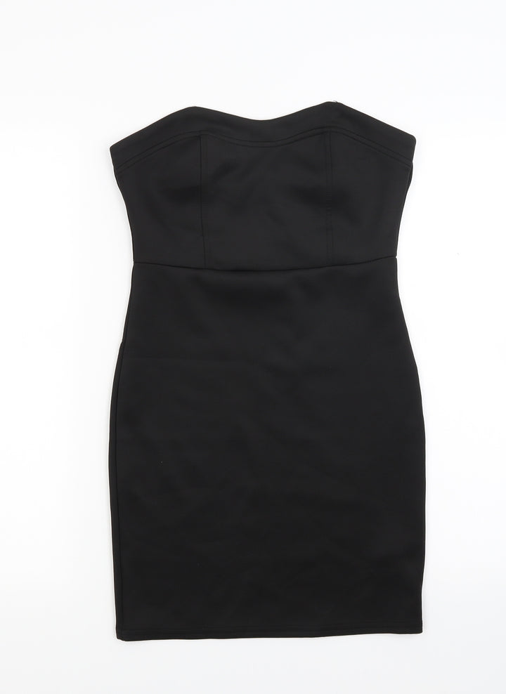 New Look Womens Black   Tunic T-Shirt Size 10