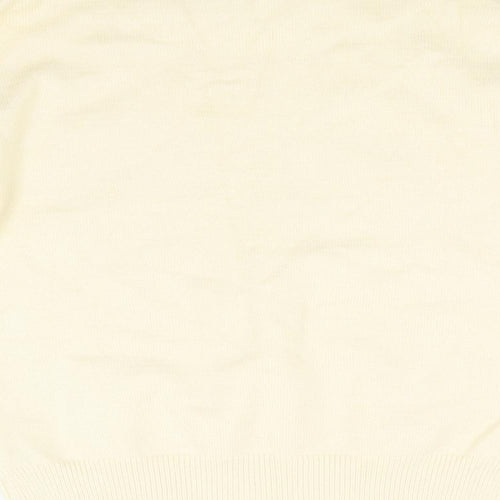 Studio Womens Yellow  Knit Pullover Jumper Size 12