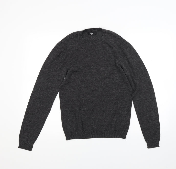 Oasis Womens Grey  Knit Pullover Jumper Size M