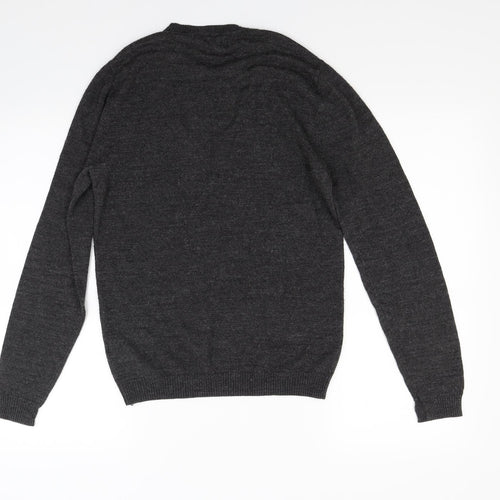 Oasis Womens Grey  Knit Pullover Jumper Size M