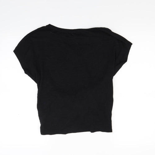 New Look Womens Black  Knit Pullover Jumper Size M