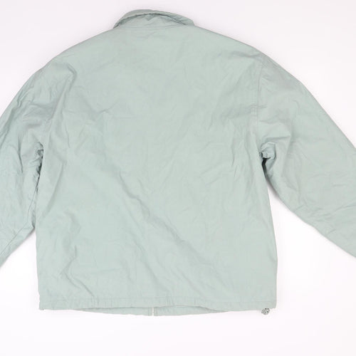 Sonneti Womens Green  Canvas Windbreaker Coat Size L