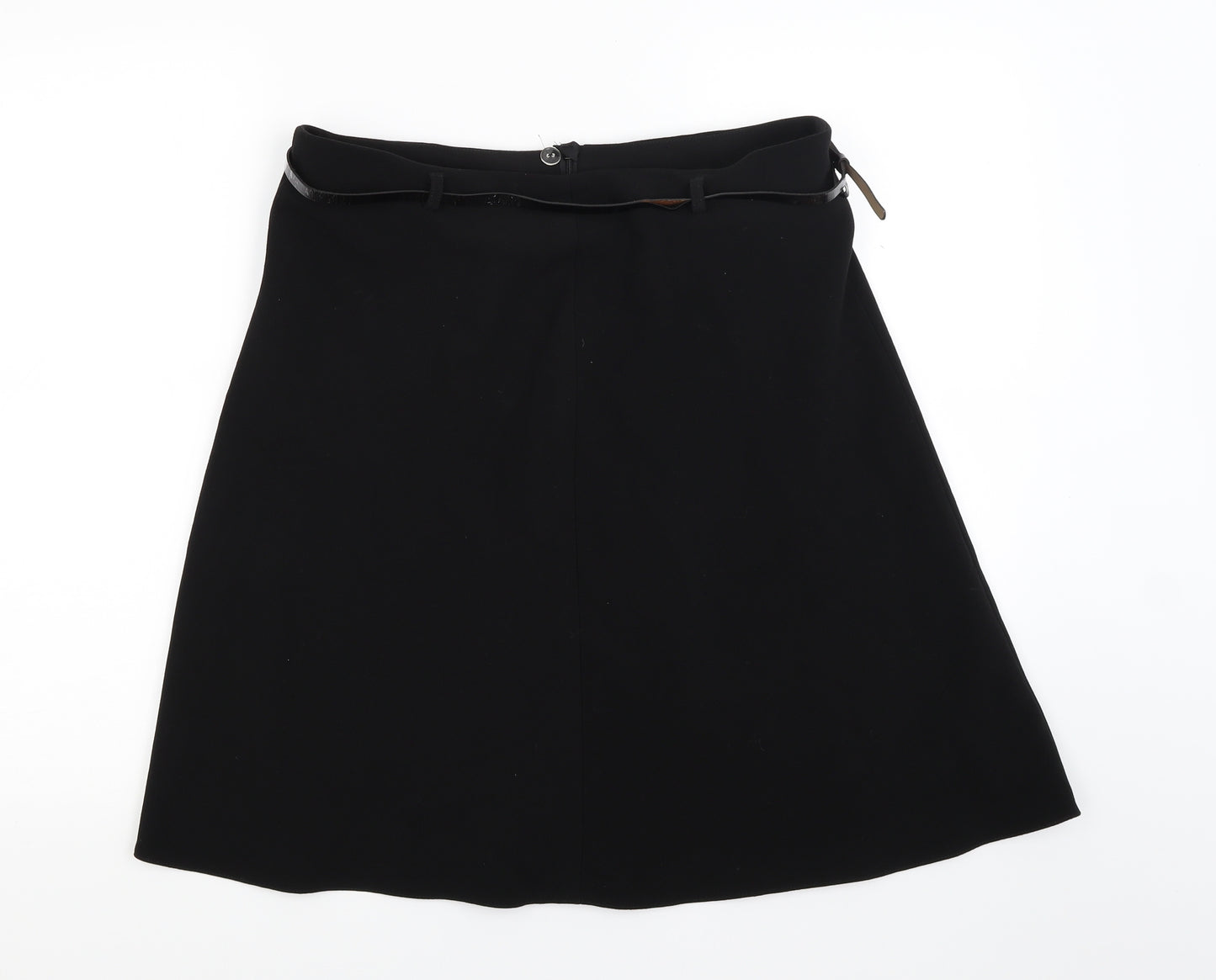APANAGE Womens Black   A-Line Skirt Size 16