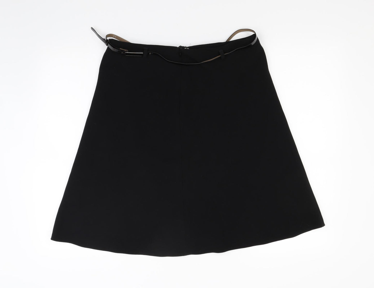 APANAGE Womens Black   A-Line Skirt Size 16