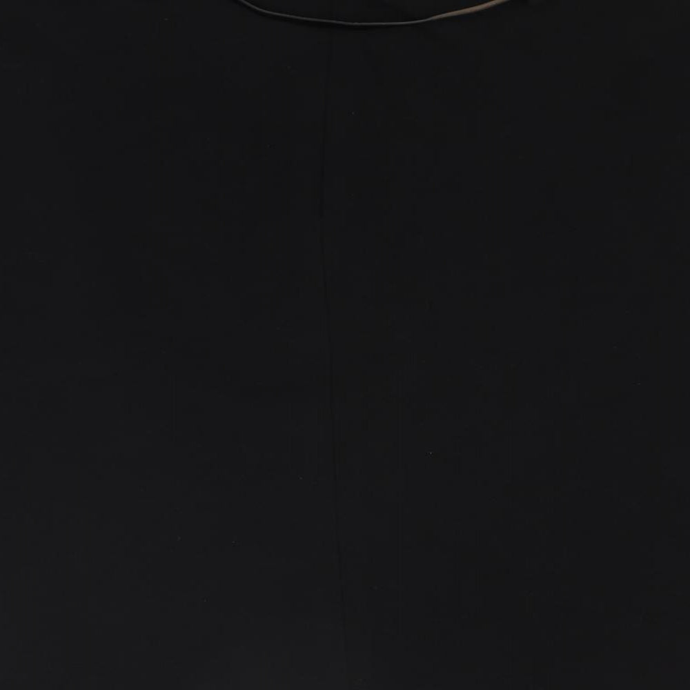 APANAGE Womens Black   A-Line Skirt Size 16