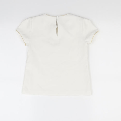 Patachou Girls White   Basic Blouse Size 8 Years