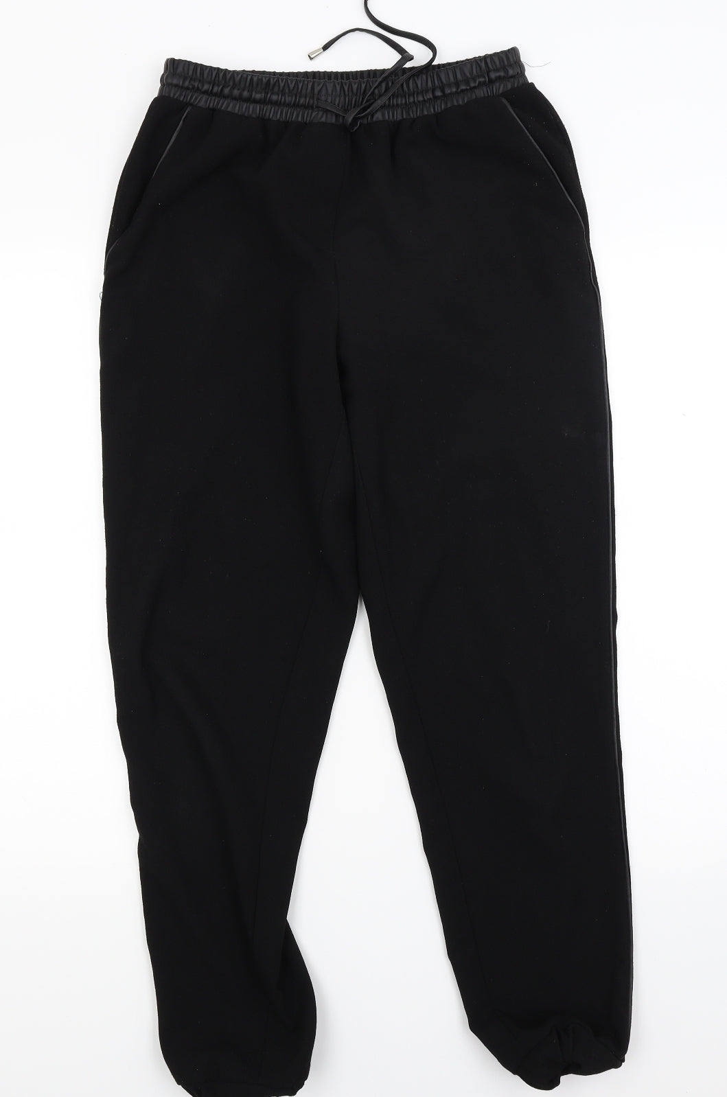 Primark Womens Black   Jogger Trousers Size 10 L27 in