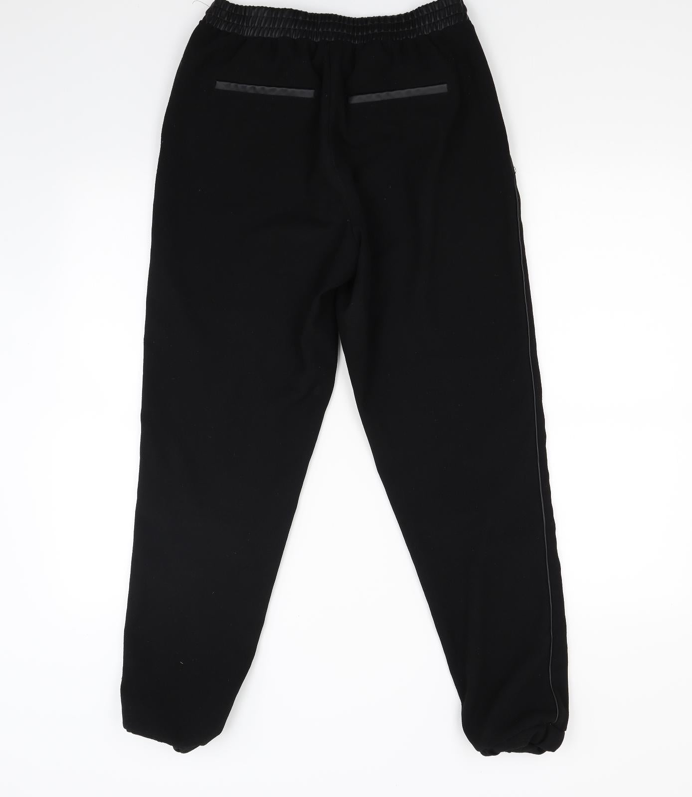 Primark Womens Black   Jogger Trousers Size 10 L27 in