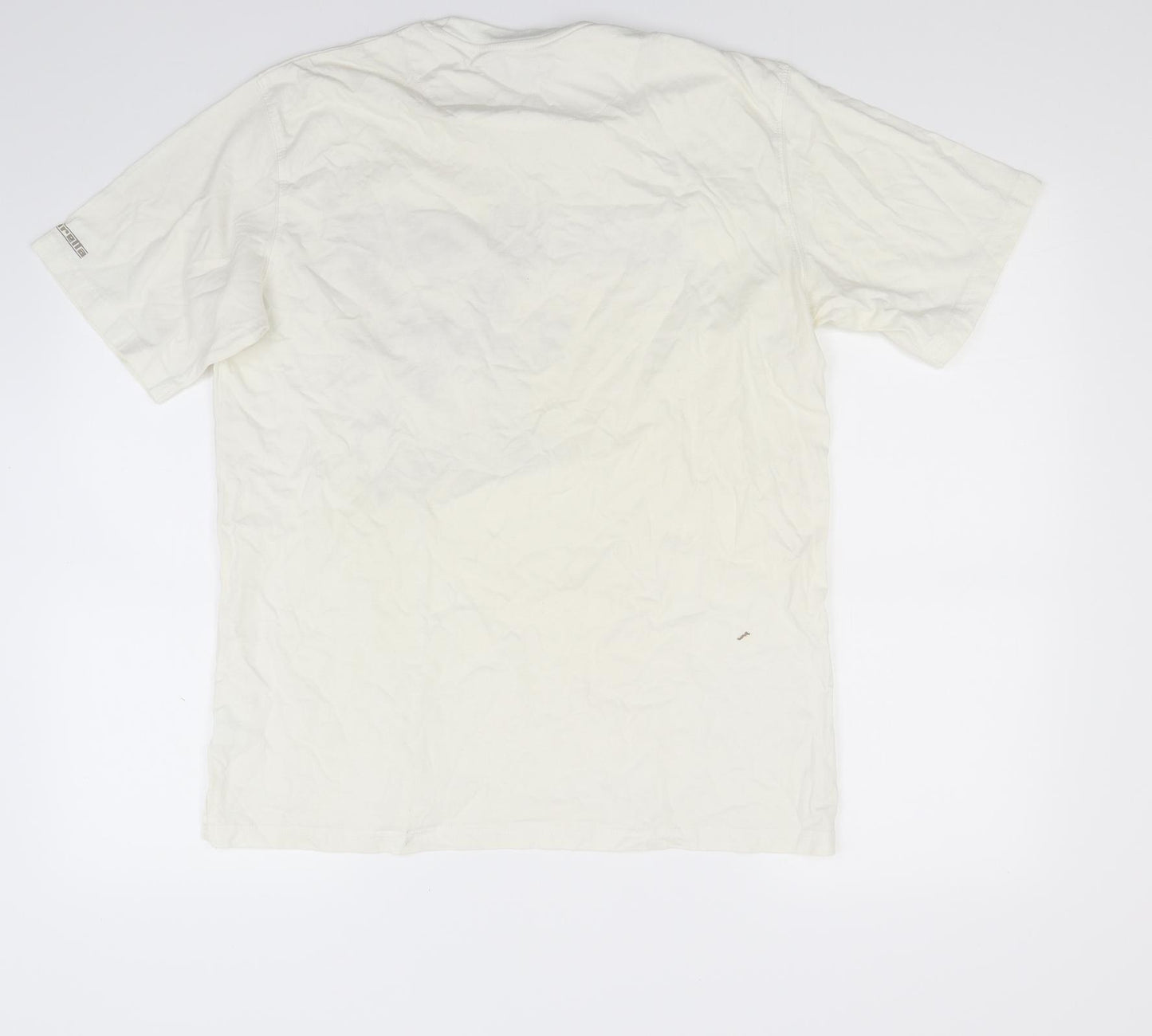 Lambretta Mens White  Jersey  T-Shirt Size M