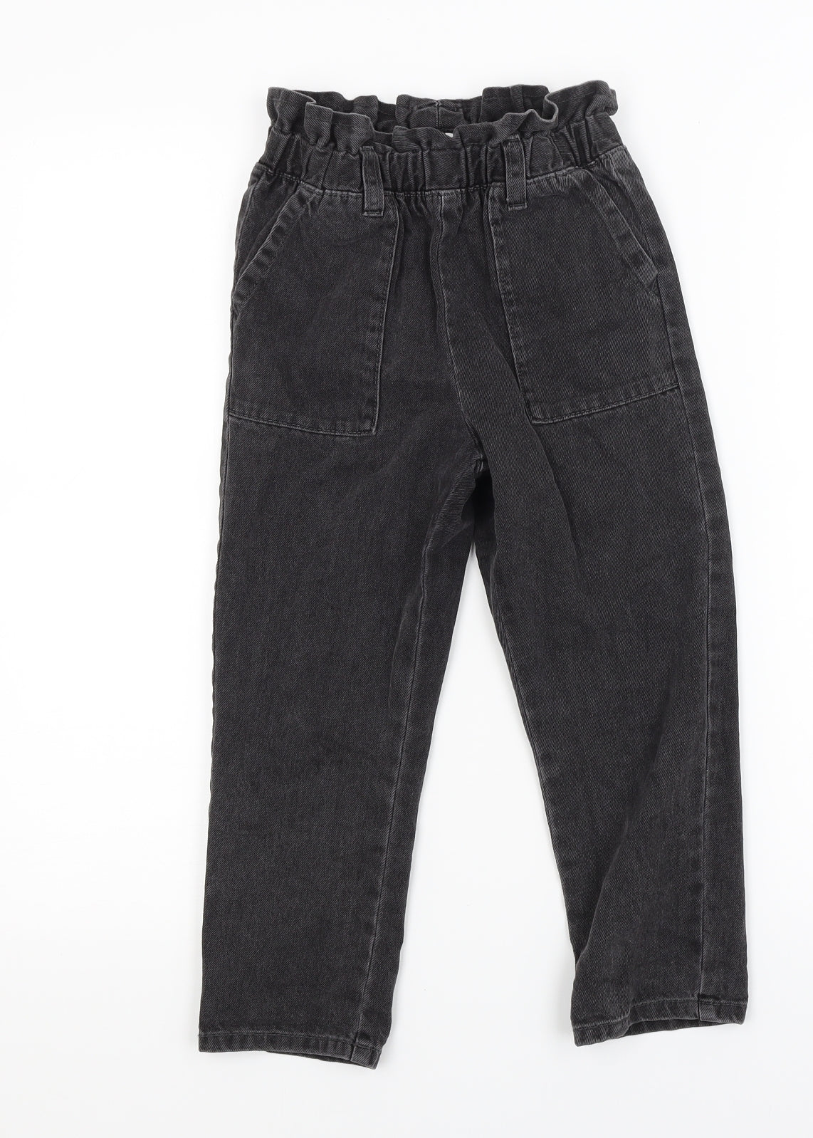 NEXT Boys Black  Denim Straight Jeans Size 7 Years