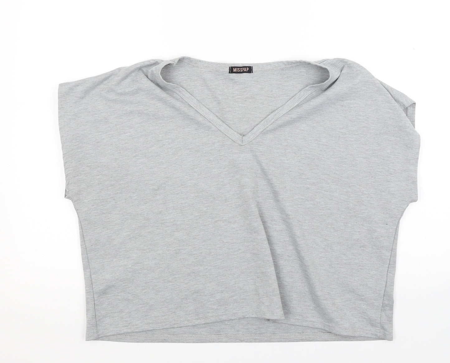 Misspap Womens Grey   Basic T-Shirt Size M