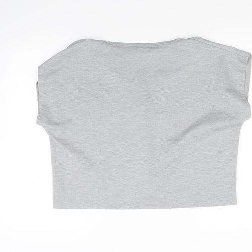 Misspap Womens Grey   Basic T-Shirt Size M