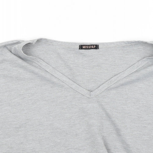 Misspap Womens Grey   Basic T-Shirt Size M