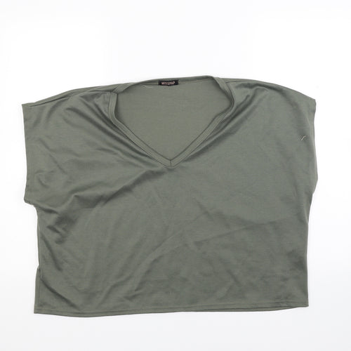Misspap Womens Green   Basic Tank Size M