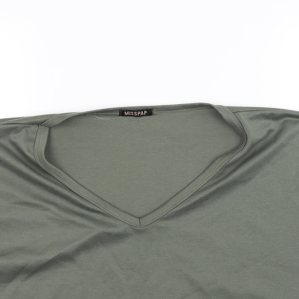 Misspap Womens Green   Basic Tank Size M