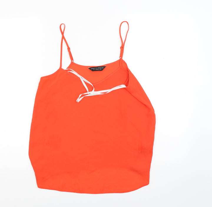Dorothy Perkins Womens Red Camisole Blouse Size 10