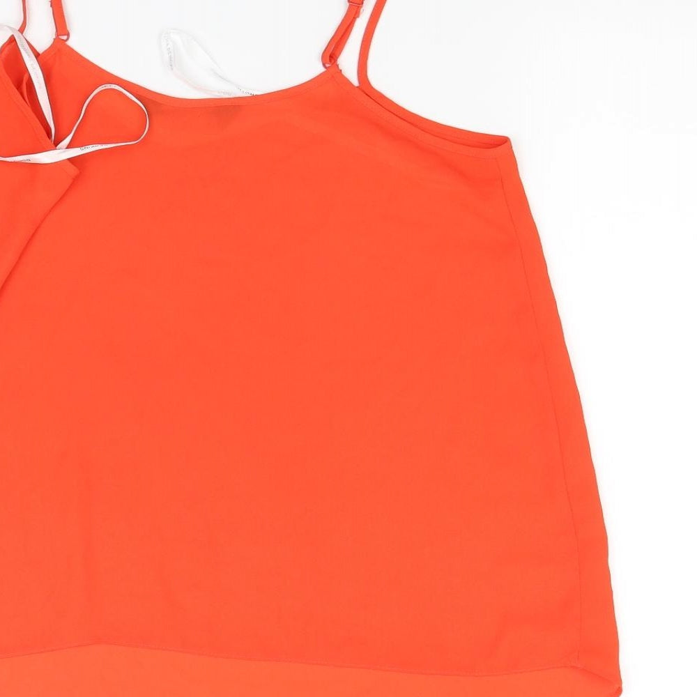 Dorothy Perkins Womens Red   Camisole Blouse Size 10