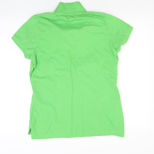 A south & fox Mens Green    Polo Size M