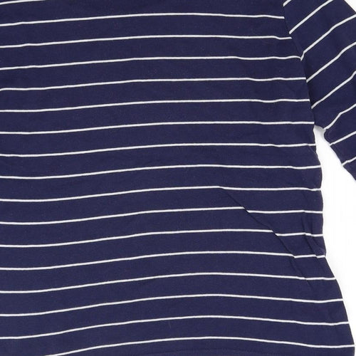 Avenue Womens Blue Striped  Pullover Jumper Size 16