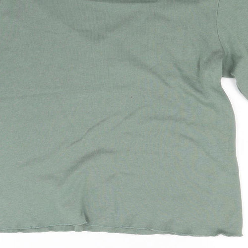 Viz a Viz Womens Green  Knit Pullover Jumper Size M