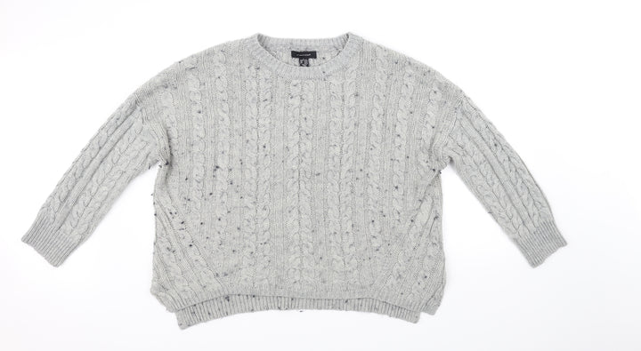 Atmosphere Womens Grey   Pullover Jumper Size L
