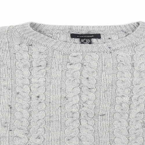 Atmosphere Womens Grey   Pullover Jumper Size L