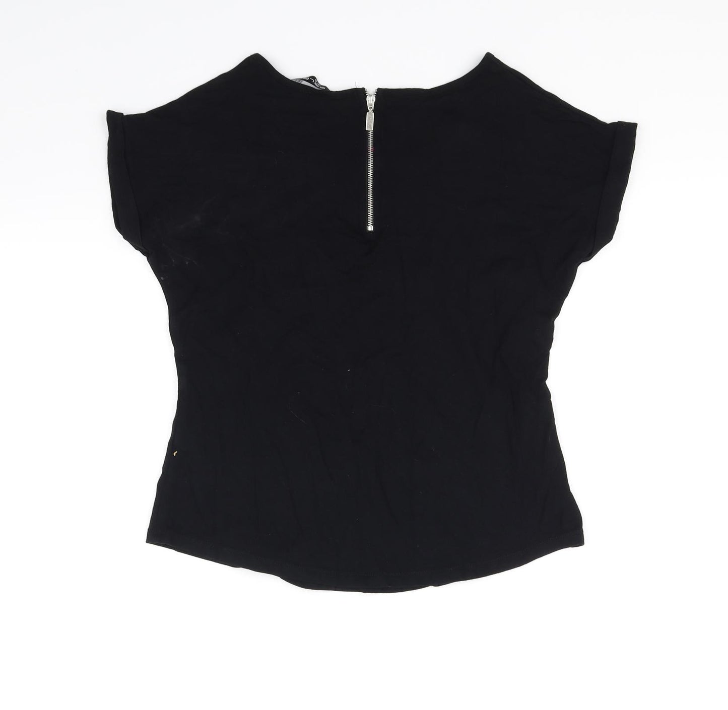 Select Womens Black   Basic T-Shirt Size 6