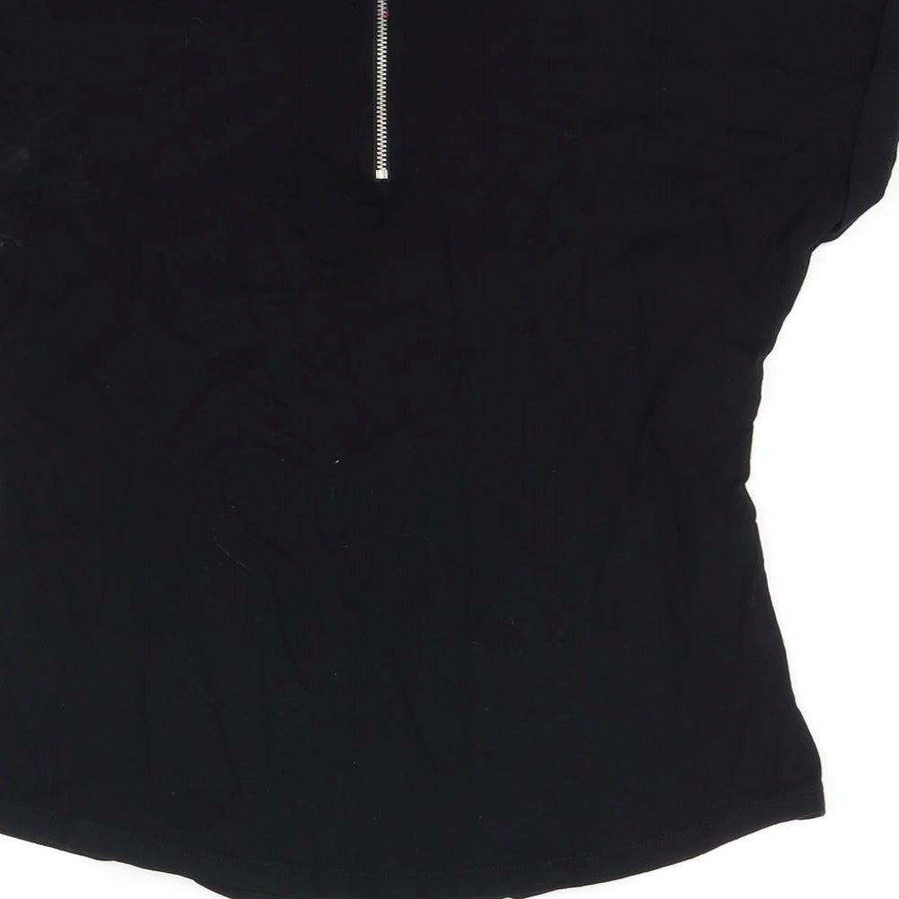 Select Womens Black   Basic T-Shirt Size 6