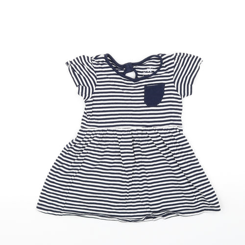 Young Dimension  Blue Striped  A-Line  Size 36 Months