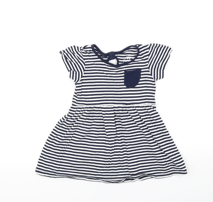 Young Dimension  Blue Striped  A-Line  Size 36 Months